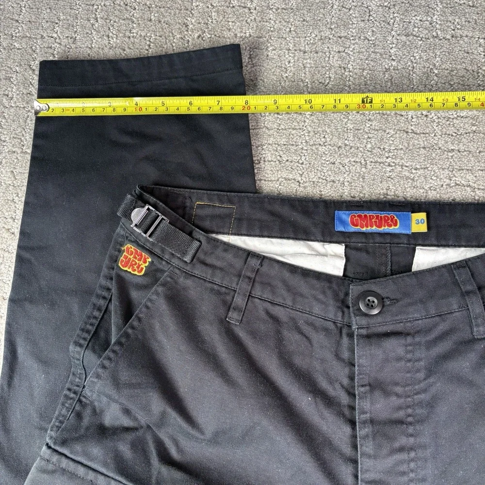 Empyre Cargo Pants 30 Baggy Carpenter Double Knee Belted Relaxed Mens Skate